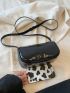 Minimalist Crossbody Bag Small Zipper Black