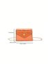 PU Square Bag Embossed Detail Mini