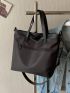 Minimalist Top Handle Bag Medium Double Handle