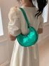 Crocodile Embossed Hobo Bag Small Funky