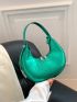 Crocodile Embossed Hobo Bag Small Funky