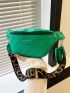 Letter Graphic Fanny Pack Zipper With Coin Purse