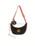 New Contrast Nylon Cloth Bag Two-Piece Unisex Diagonal Shoulder Bag