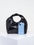 Medium Hobo Bag Black Minimalist Top Handle For Daily