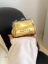 Mini Square Bag Star Pattern Gold Funky