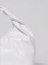 Medium Hobo Bag White Minimalist Top Handle For Daily