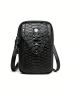 Women's Shoulder Crossbody Bag Outdoor Skull Motorcycle Bag Mobile Phone Bag