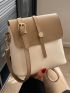 Mini Flap Bucket Bag Two Tone