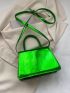 Mini Square Bag Metallic PU Funky