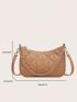 Quilted Hobo Bag Chain PU