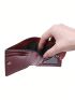 Women's PU Small Compact Bifold Pocket Wallet Ladies Mini Purse With Id Card Window