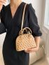 Small Dome Bag Studded Decor