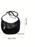 Minimalist Hobo Bag Medium With Bag Charm