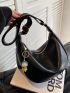 Minimalist Hobo Bag Medium With Bag Charm