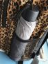 Leopard Pattern Classic Backpack Medium Zipper