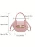 Metal Decor Saddle Bag Mini Flap