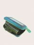 Holographic Card Holder Zipper Funky Multi-Card Card Organizer for Storage Credit Cards