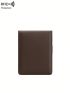 Two Tone Card Holder Genuine Leather RFID Blocking Money Clip