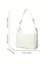 Minimalist Ruched Bag Medium Zipper