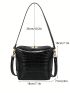 Mini Bucket Bag Crocodile Embossed