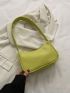 Small Hobo Bag Solid Color