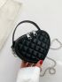 Mini Novelty Bag Quilted Chain Strap