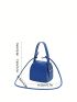 Mini Satchel Bag Solid Color