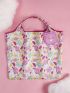 X Care Bears Watermelon & Unicorn Pattern Shopper Bag