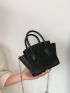 Mini Square Bag Double Handle Chain Strap