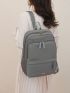 Minimalist Classic Backpack Medium Zipper