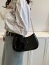 Minimalist Hobo Bag Medium Black