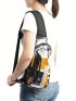 Clear Sling Bag, Stadium Approved Mini PVC Crossbody Shoulder Backpack, Transparent Casual Chest Daypack For Women & Men, Perfect For Hiking, Stadium Or Concerts