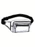 Small Clear Fanny Pack, Clear Bag With Adjustable Strap Stadium Approved, Waist Bag For Women Or Men, Fit For Events, Games And Concerts