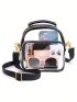 Clear Purse Clear Bag Stadium Approved, Clear Crossbody Bag For Women, Clear Concert Handbag Bag, Clear Messenger Bag