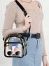 Clear Purse Clear Bag Stadium Approved, Clear Crossbody Bag For Women, Clear Concert Handbag Bag, Clear Messenger Bag