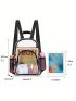 Clear Backpack Stadium Approved, Clear Backpack Heavy Duty With Wider Shoulder Straps, Clear Mini Backpack For Concert Sport Events Work Travel School Clear Bag