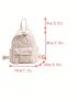 Mini Classic Backpack Quilted Pattern Solid