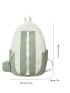 Polyester Classic Backpack With Coin Purse Two Tone