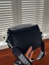 Mini Waist Bag Studded Decor PU Punk