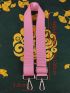 Minimalist Bag Strap Pink Adjustable