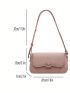 Mini Flap Square Bag Minimalist Pink