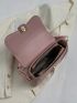 Mini Flap Square Bag Minimalist Pink