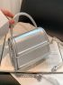 Mini Flap Square Bag Metallic Funky