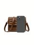 Mini Flap Square Bag Embossed Minimalist