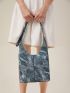 Tie Dye Bucket Bag Adjustable Strap Medium