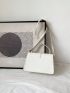 Buckle Decor Square Bag