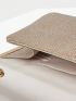 PREMIUM GLITTER EVENING BAG RUCHED ENVELOPE BAG