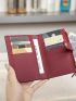 Litchi Embossed Slim Classic Card Holder With Zipper