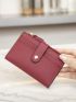 Litchi Embossed Slim Classic Card Holder With Zipper