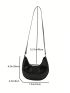 Mini Hobo Bag Artificial Patent Leather